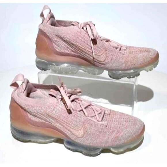 Nike Air VaporMax Flyknit‎ Women's Shoes Pink Size 8.5 - Picture 2 of 6